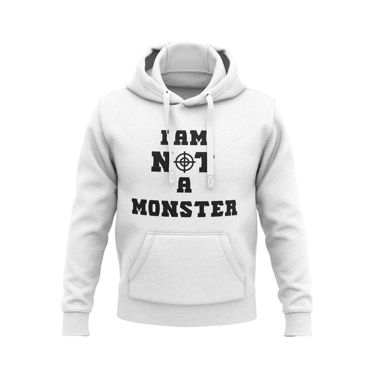 all monsters are human hoodie I Am Not A Monster Hoodie White – Vibe King Clothing