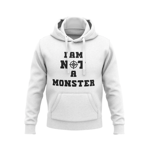 I Am Not A Monster Hoodie White