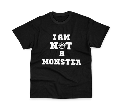 I Am Not A Monster Tee Black